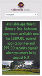 Mobile Screenshot of liveatcherryhillvillas.com